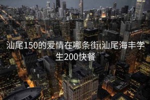 汕尾150的爱情在哪条街:汕尾海丰学生200快餐