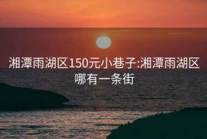 湘潭雨湖区150元小巷子:湘潭雨湖区哪有一条街