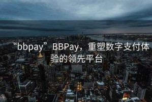 “bbpay”BBPay，重塑数字支付体验的领先平台