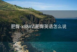 肥臀-x88AV:肥臀英语怎么说