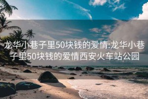 龙华小巷子里50块钱的爱情:龙华小巷子里50块钱的爱情西安火车站公园