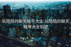 玩陌陌的聊天暗号大全:玩陌陌的聊天暗号大全贴吧