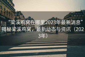 “梁溪鸡窝在哪里2023年最新消息”揭秘梁溪鸡窝，最新动态与资讯（2023年）