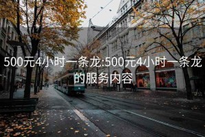 500元4小时一条龙:500元4小时一条龙的服务内容