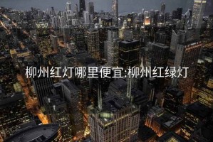 柳州红灯哪里便宜:柳州红绿灯