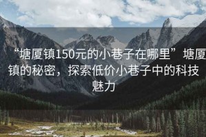 “塘厦镇150元的小巷子在哪里”塘厦镇的秘密，探索低价小巷子中的科技魅力