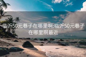 临沂50元巷子在哪里啊:临沂50元巷子在哪里啊最近