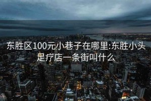 东胜区100元小巷子在哪里:东胜小头足疗店一条街叫什么