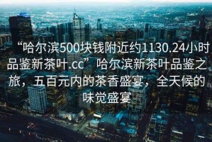 “哈尔滨500块钱附近约1130.24小时品鉴新茶叶.cc”哈尔滨新茶叶品鉴之旅，五百元内的茶香盛宴，全天候的味觉盛宴