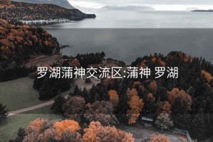 罗湖蒲神交流区:蒲神 罗湖