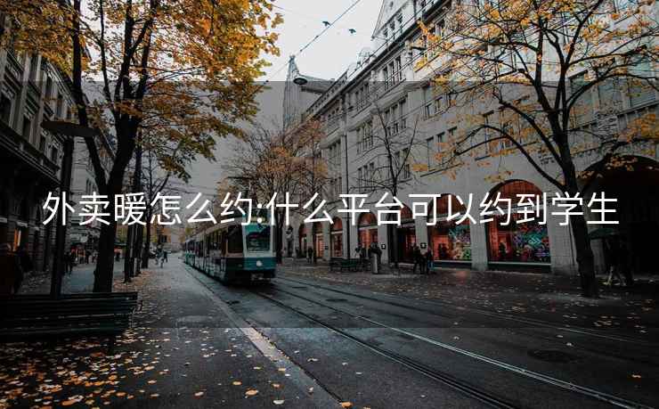 外卖暖怎么约:什么平台可以约到学生