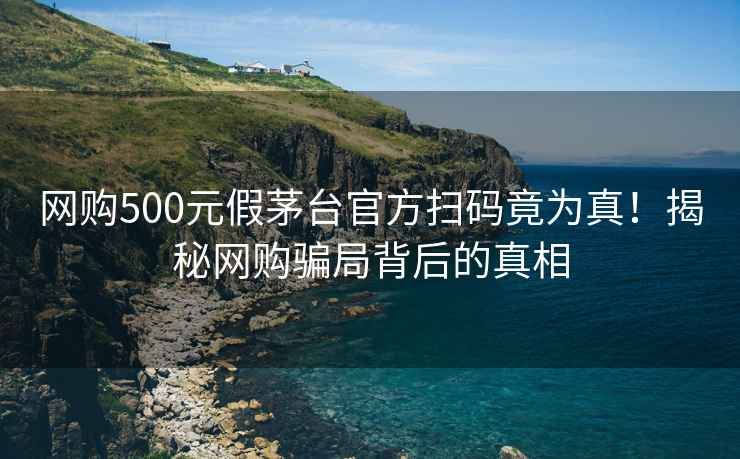 网购500元假茅台官方扫码竟为真！揭秘网购骗局背后的真相