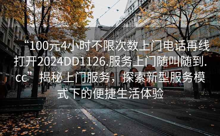 “100元4小时不限次数上门电话再线打开2024DD1126.服务上门随叫随到.cc”揭秘上门服务，探索新型服务模式下的便捷生活体验