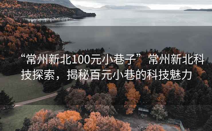 “常州新北100元小巷子”常州新北科技探索，揭秘百元小巷的科技魅力